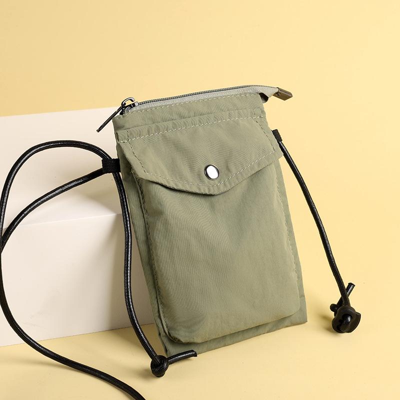 Японская литература и искусство Маленькая свежая сумка для мобильного телефона Мини-маленькая тканевая сумка Легкая повседневная вертикальная сумка через плечо для женщин