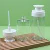 150ml200ml300ml Transparent Flat Shoulder Press Lotion Bottle Empty Essence Water Facial Cleanser Dispenser Cosmetic Containers