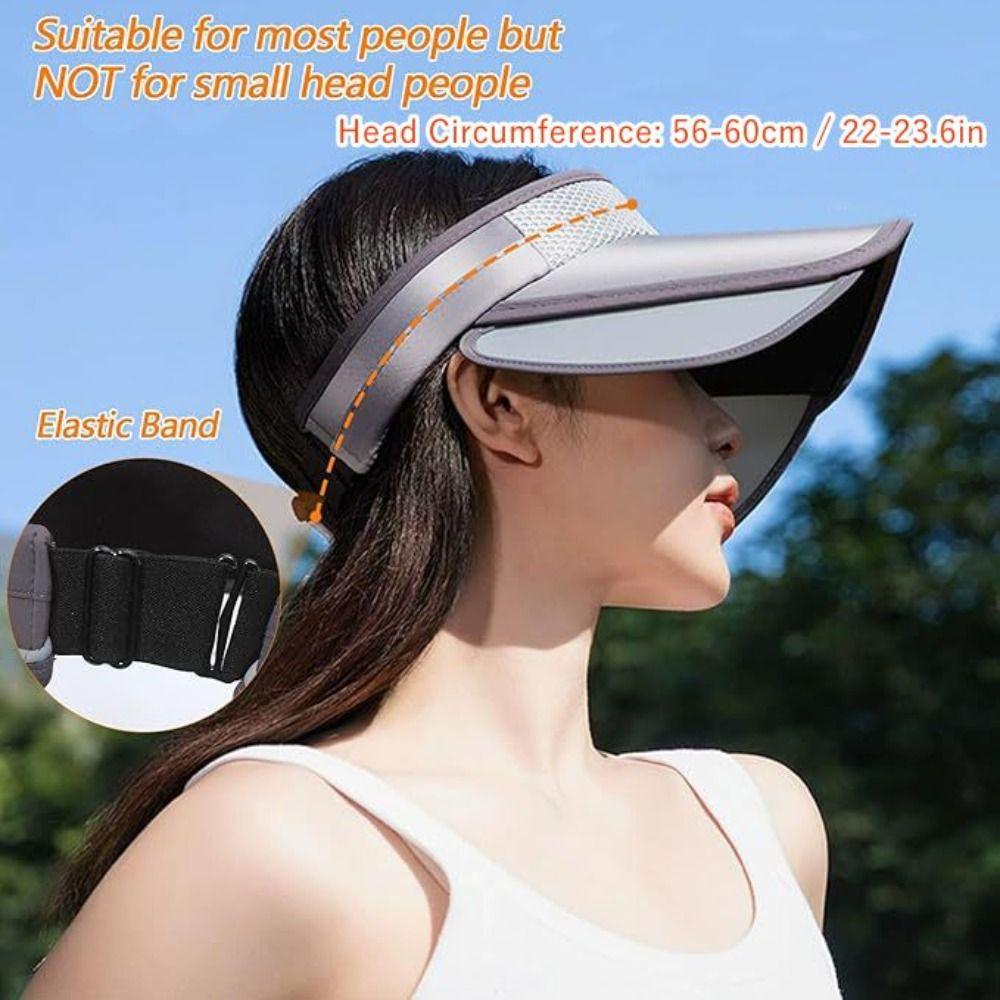 New Design Retractable Brim Baseball Cap Breathable Open Hat Top Sports Hat Lightweight UV Protection Outdoor Hat
