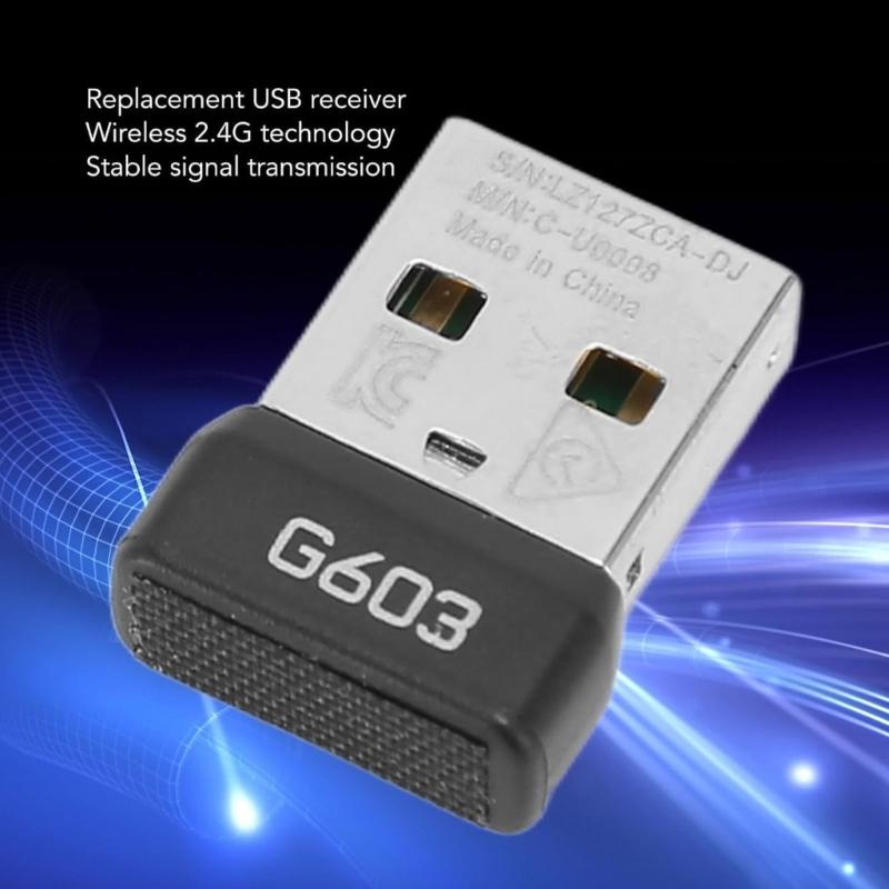 High Performances Mouse Receiver for G603 Wireless Mouse Compactly Design Reliable Connectivity for PC Laptop Accessories