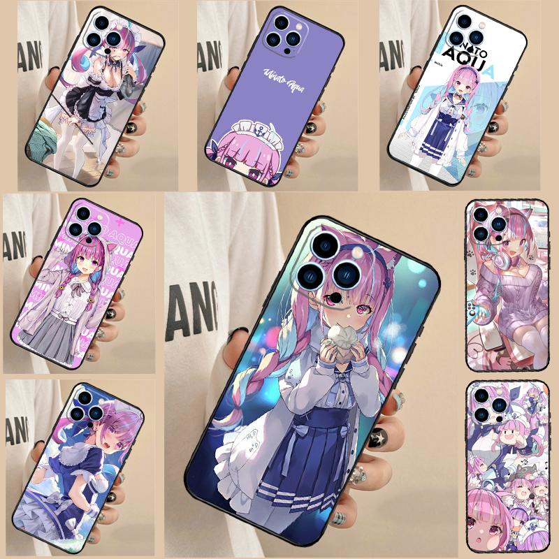 Minato Aqua Hololive For Huawei Nova 8i 11i 12i 12s 9 10 SE Y60 Y70 Y90 Y72 Y73 Y61 Y91 P60 Pro P30 P40 Lite Case