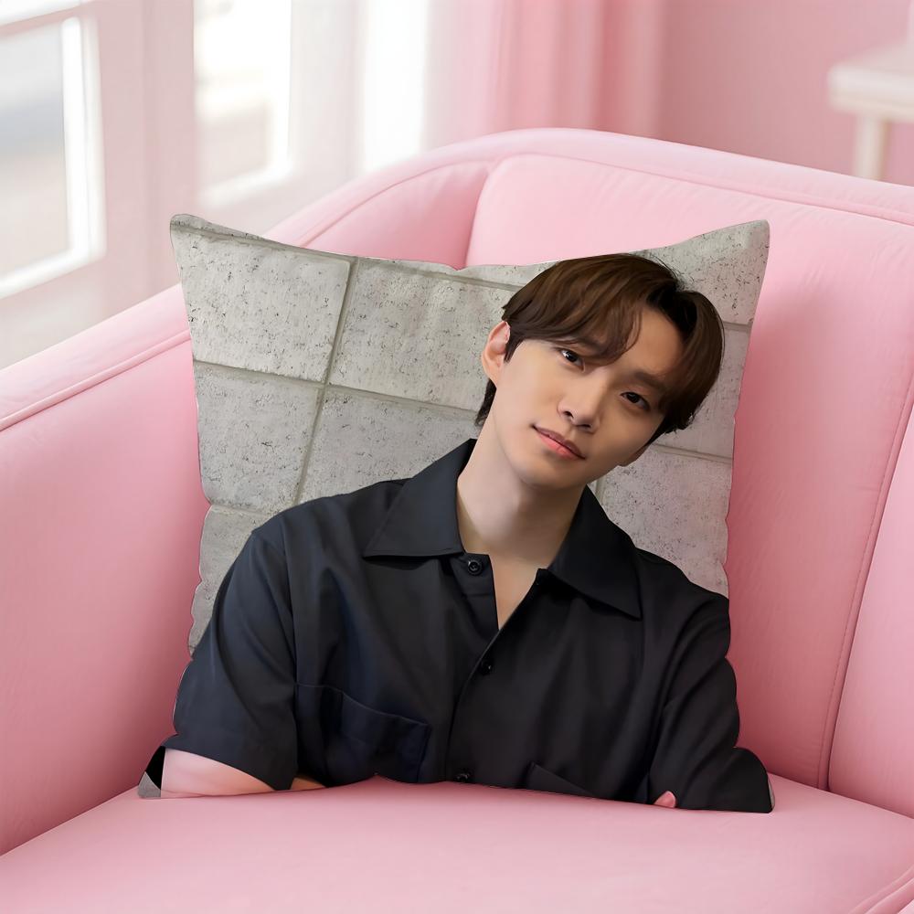 singer charismatic JJunho Cushion Cover Pillow Case Soft Skin Friendly Fabric  Concealed Zipper