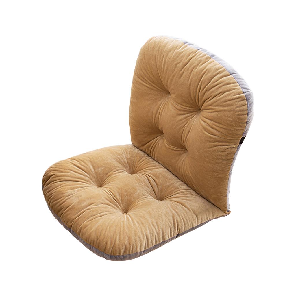 Non- Rocking Chair Cushion With Removable Lid And Lacing Straps For Worker, Car And Home Use