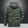 Хлопковое пальто мужское пальто средней длины зимняя ветровка теплая утолщенная хлопковая куртка свободная большого размера молодежное хлопковое пальто мужское