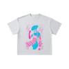 260 GSM Double Yarn 32 Count 100% Cotton Chainsaw Man V12 Reze Print Unisex Heavy Cotton T Shirt