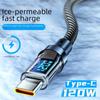 Сверхбыстрый зарядный кабель USB-C мощностью 120 Вт со светодиодным индикатором питания
