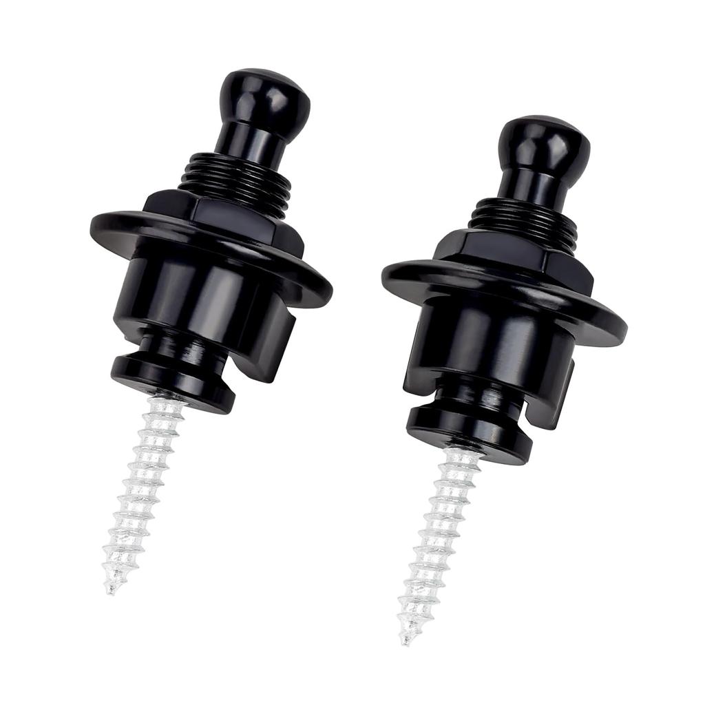 Guitar Strap Buttons Pins 1/2PCS 3 Color For Choose Premium Guitar Strap Locks Metal Security Strap Buttons Metal End Pins