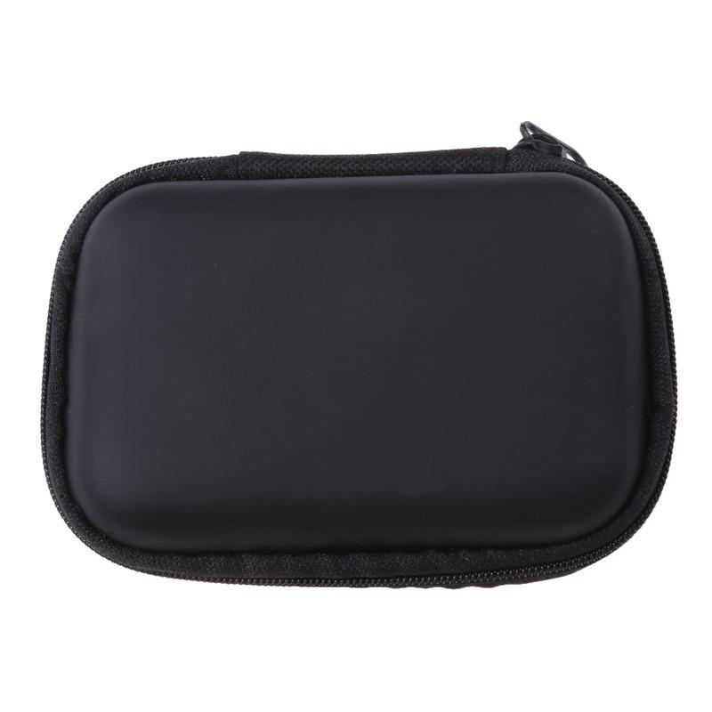 Портативный органайзер для USB-кабелей для передачи данных, кожаная сумка для хранения наушников, чехол-протектор для наушников, мини-жесткий чехол на молнии