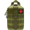 Survival Goods Medical Pouch Military Bag for Camping and Disaster Preparedness (Green)