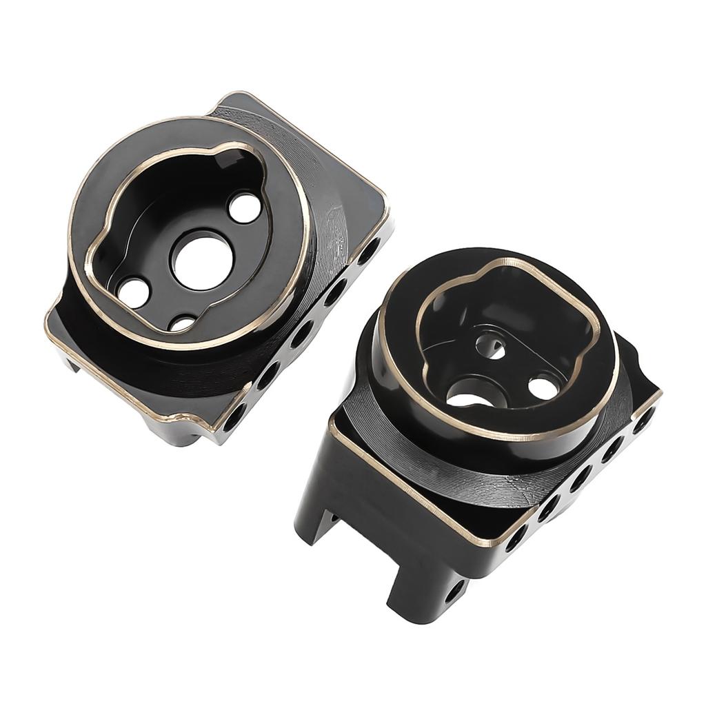 2 PCS Rear Axle C Block Seat Brass Weighted Black Gold Type Upgrade Parts Replacement for 4 Remote Control Car Accessories