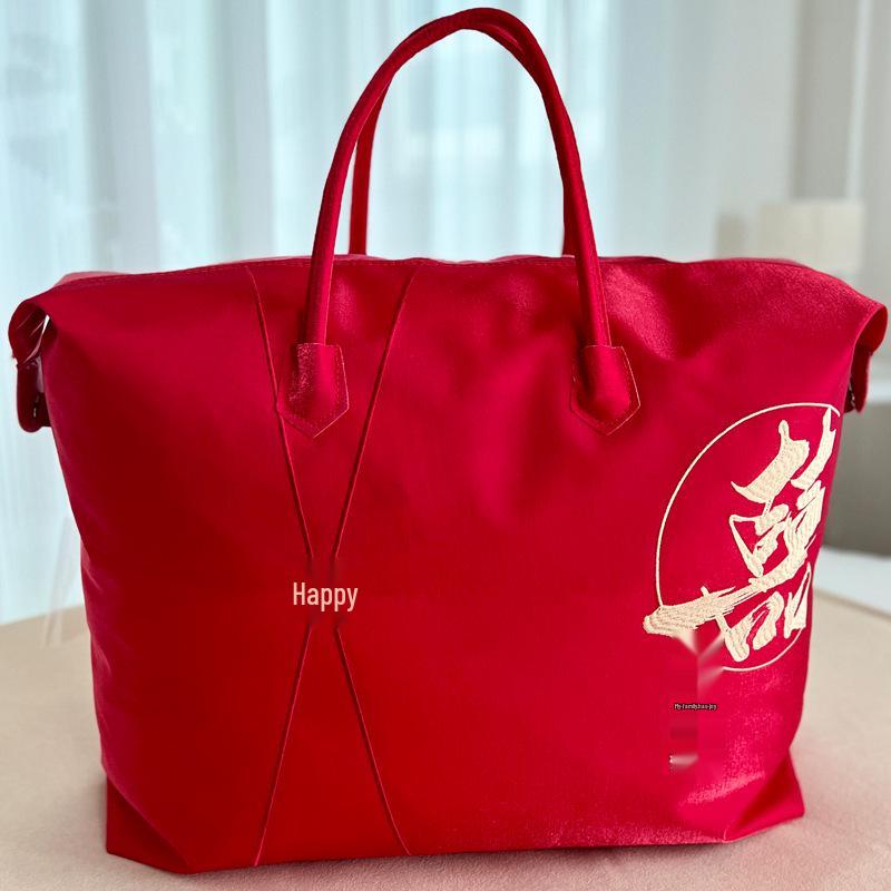 High-End Fuchsia PU Leather Gift Box Packaging for Quilts