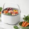 With Handle Ultrasonic Fruit Washing Machine Electric Food Purifier  Vegetables Cleaning