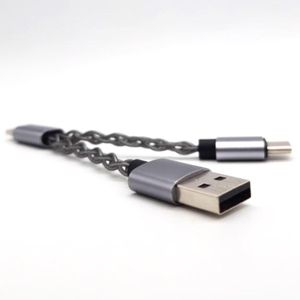 IBasso Audio CB19 iBasso Audio Отдельный кабель питания OTG USB-Type C Dongle DAC Блок питания Адаптер Прочный портативный усилитель ЦАП с серебряным покрытием
