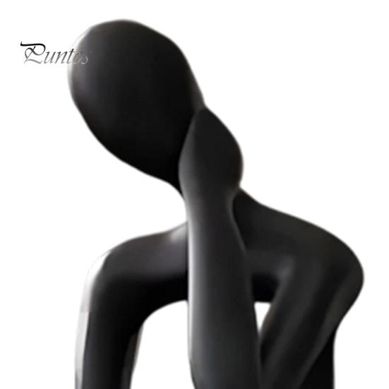 Универсальная декоративная фигурка, абстрактная статуэтка Мыслителя, 3D-печатная фигурка Читающего человека, современная скульптура для декора книжной полки, гостиной, офиса,