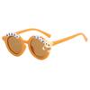 2026 Beary Cute Kids Sunglasses 3D Bear Charm UV Protection Toddler Summer Round Frame Shades KJ244