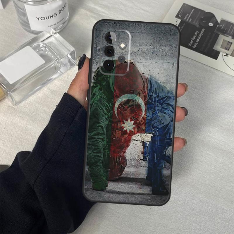 Чехол для телефона Флаг Азербайджана Для Samsung Galaxy A34 A54 A14 A13 A23 A33 A53 A73 A52 A42 A32 A22 A12 A51 A71