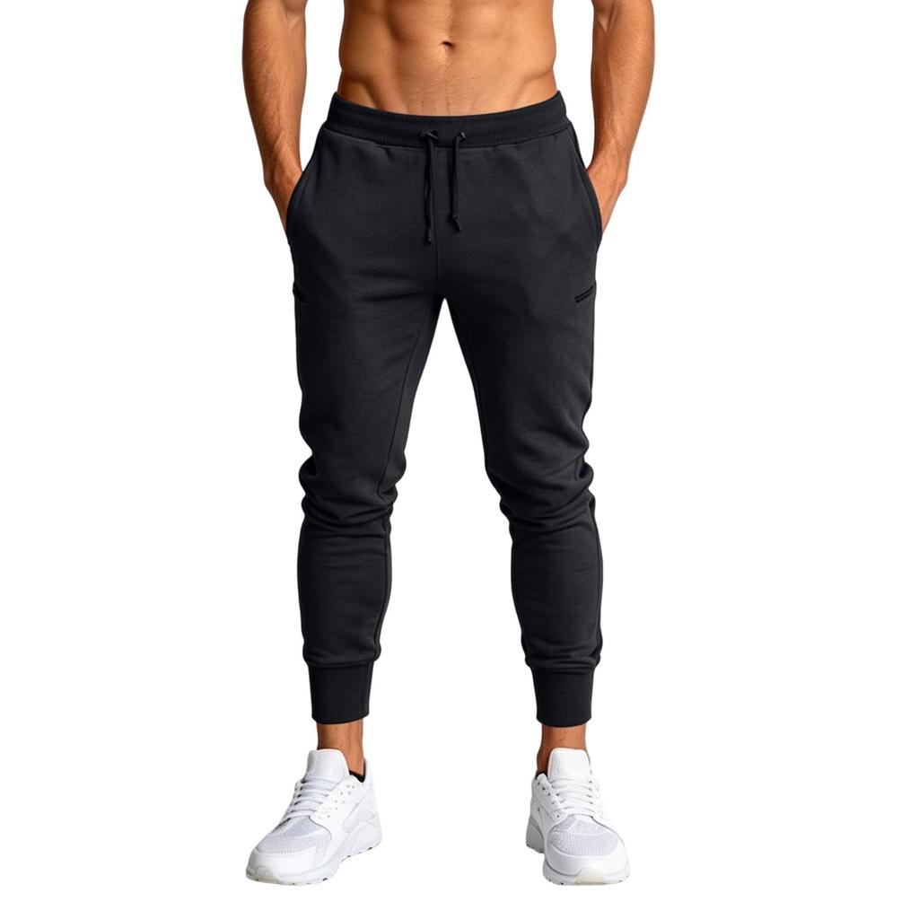Мужские спортивные джоггеры Повседневные зауженные брюки Slim Fit для бега и тренировок