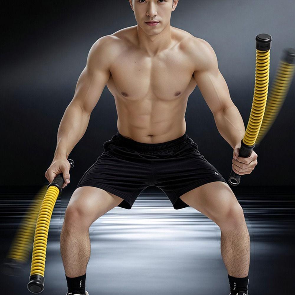 2pcs Ergonomic Grip Strength Training Bar Portable Arm Muscle Trainer Aerobic Exercise