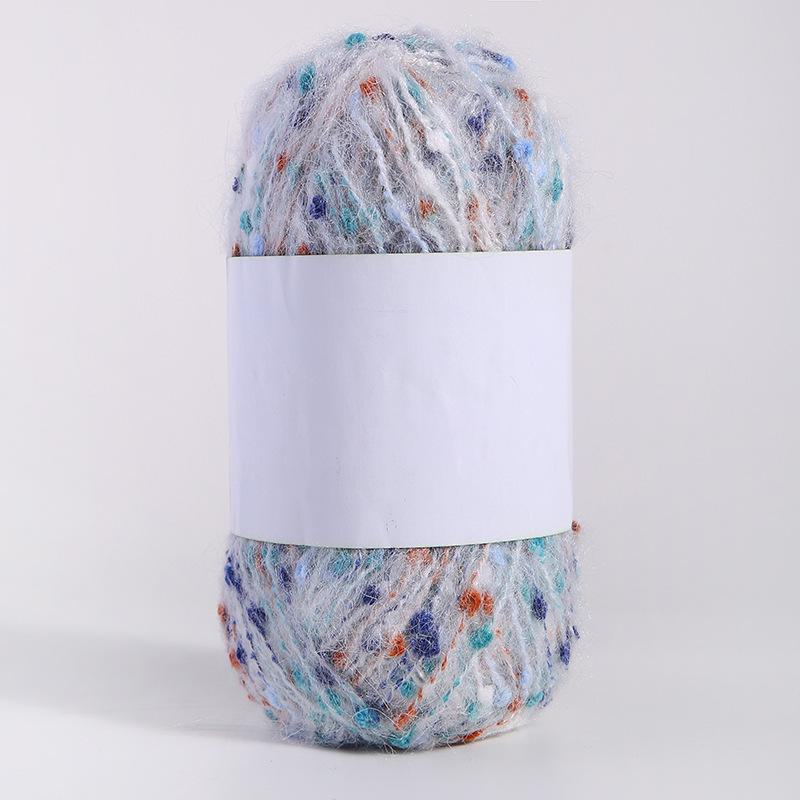 Цветная мохеровая флисовая пряжа ручной работы для шарфов, шапок, сумок, одежды и кукол