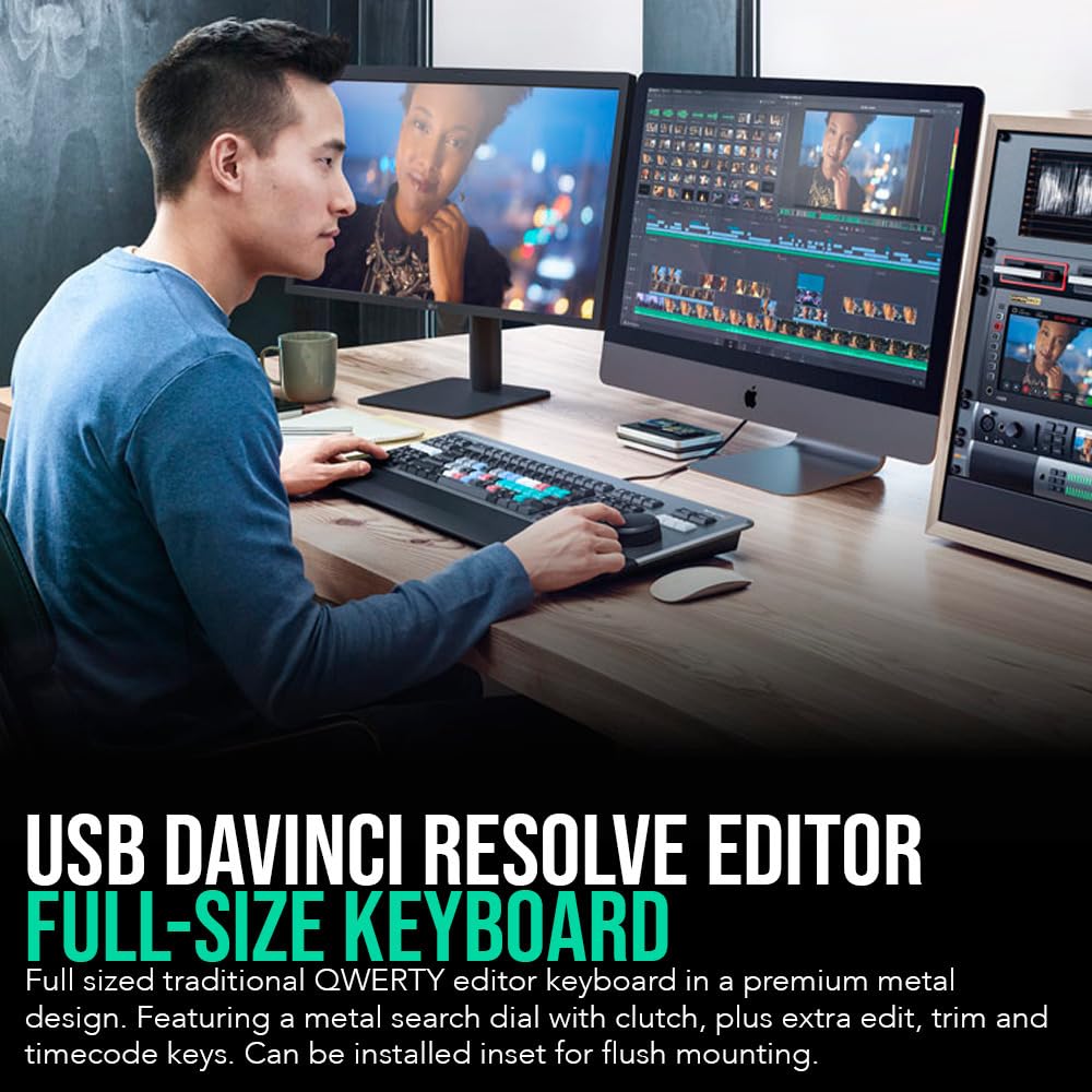 Blackmagic Design Дизайн Клавиатуры Редактора DaVinci Resolve []Blackmagic