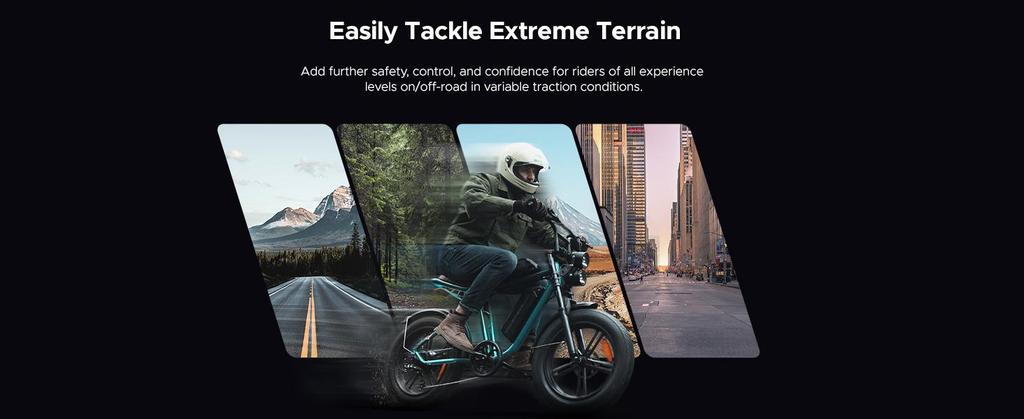 ENGWE M20 off-road electric bike with 20*4.0 wide tire - 750W motor - 48V 13Ah single battery, range up to 75 km