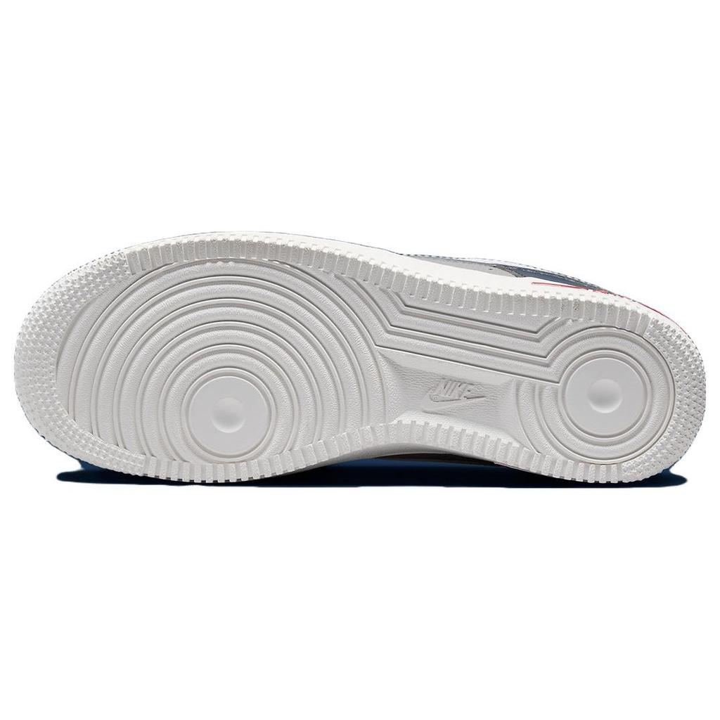 Nike Air Force 1 Low Be True To Her School — женские кроссовки Georgetown синие, темно-синие, белые FJ1408-400