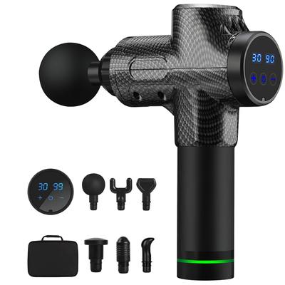 Электрический массажный пистолет, фасциальный пистолет, массажер для глубоких тканей шеи, тела, спины, расслабление, облегчение боли, упражнения