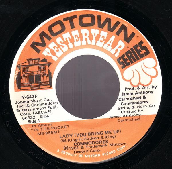 7inch Record COMMODORES - Lady (You Bring Me Up) / Jesus Is L Y642F Motown US Soul/Funk Used