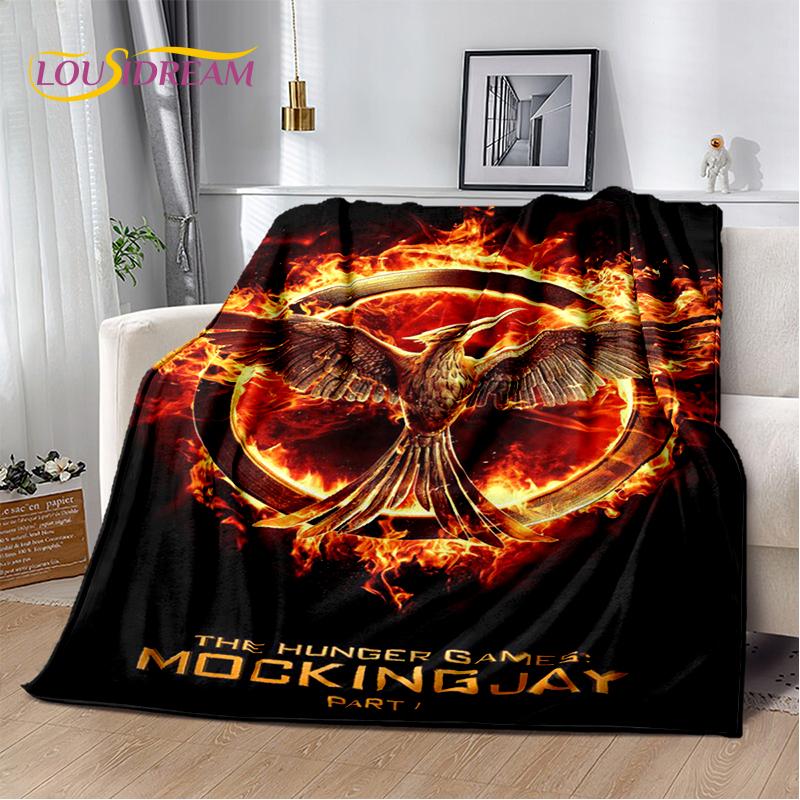 3D The Hunger Games Movie Archer Character Soft Flannel Blanket for Beds Bedroom Sofa Picnic,Throw Blanket for Cover Outdoors