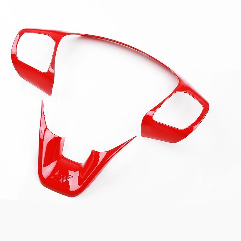 Для Focus 2018 2019 аксессуары для стайлинга автомобилей ABS углеродное волокно рулевое колесо кнопка рамка крышка чехол отделка наклейка