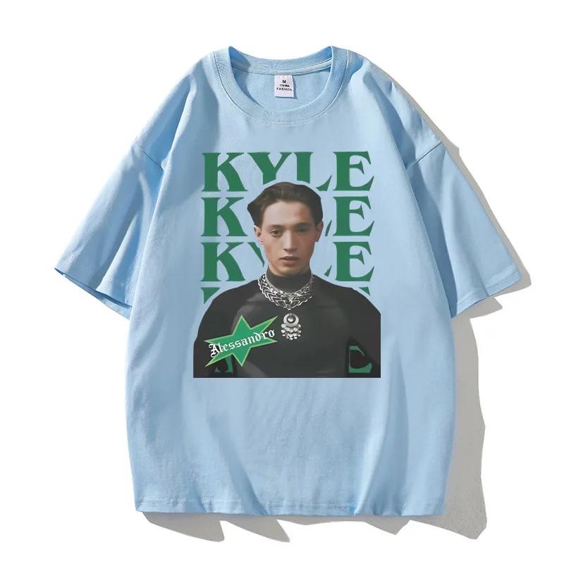 For the Summer of 2025, Kyle Alessandro, a High-quality 100% Cotton T-shirt for Men from Merch, Norway, Is a Fashionable Top