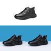 Lightning Black Casual Sneakers For Men With Thick Sole And Eva Insole Perfect For Running And Sports