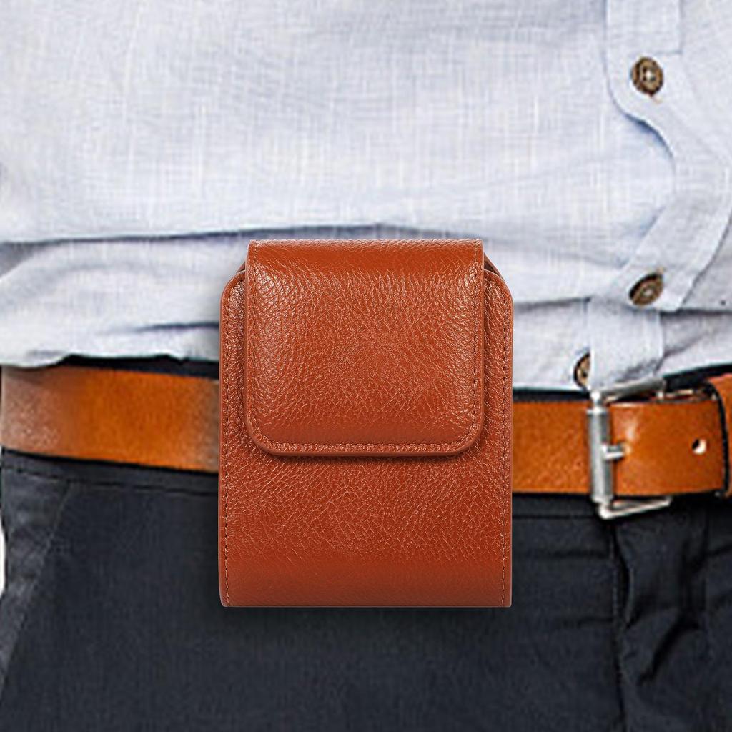 Роскошный кожаный чехол для телефона с зажимом на ремень, поясная сумка для Samsung Z Flip 5 4 3 5G, Galaxy Z Flip5 Flip4, Oppo Find N2 Flip, мужская кобура Moto Razr 40