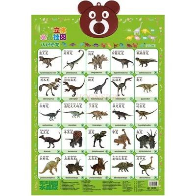 Children'S Understanding Of Dinosaur Cards Sound Wall Charts Pronunciation Early Education Enlightenment Animal Babies