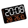 62KD Large Digital Clock Wall Clock with Date Week and Temperature Display Bedroom Office Decors