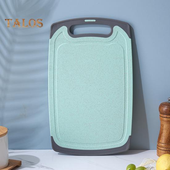 Двусторонняя разделочная доска для овощей и мяса с канавками Удобная ручка с нескользящим покрытием Необходимая кухонная вещь для гурманов и шеф-поваров