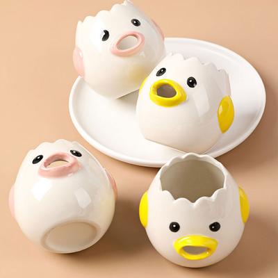 Милый мультяшный разделитель желтка куриного яйца многоразовый многофункциональный разделитель яиц кухонный инструмент для выпечки