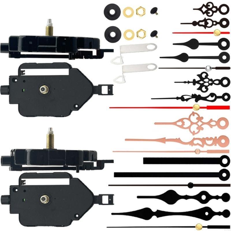 62KD Pendulum Clock Movement Mechanism with Hands Set DIY Quartzs Movement Kits for Crafting Clock Replacement Accessories