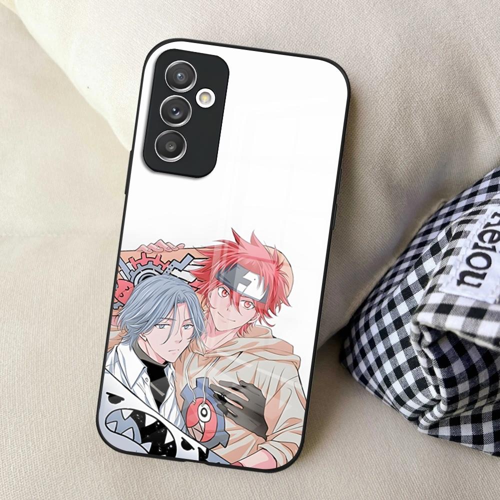 Чехол для телефона с аниме-персонажем S-Sk8 The Infinity для S25 Samsung S24 Ultra S23 Fe S22 Plus S20 S21 A16 A54 A34 A53 Стеклянная крышка