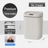 Large Capacity Smart Induction Trash Can for Kitchen and Bathroom