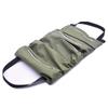 Multi-Purpose Canvas Roll for Tool Bag Car First Aid Kit Wrap Roll Storage Case Hanging Tool Zipper Carrier Tote Car CampingGear