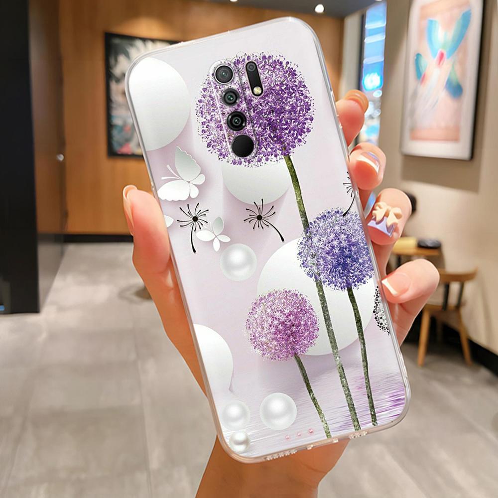 Чехол для телефона Xiaomi Redmi 9 Милый чехол для телефона с пандой для Redmi 9 Prime Redmi9 Чехлы Funda Мягкий силиконовый защитный чехол на заднюю панель
