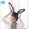 MORYTRADE Funny Plush Headgear Hat, Cosplay, Halloween, Black Rabbit