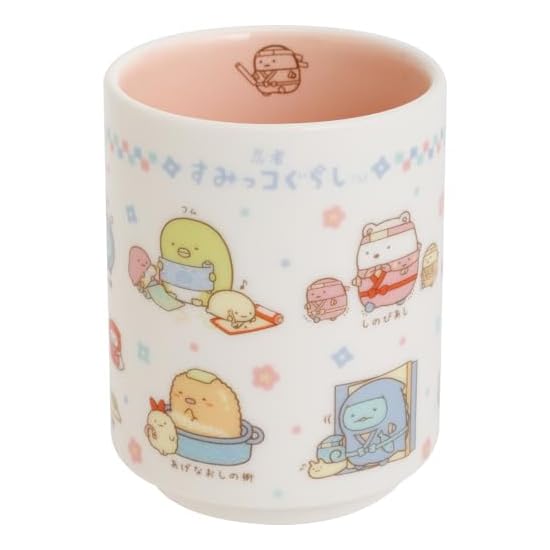 San-X Sumikko Gurashi "Ниндзя" Чашка Розовая TK25002 В7×Ш7×Г9см