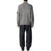 Stone Island Ribbed Stand Collar Loose Fit Long Sleeve Knit Sweater Men sweater L1S155100026S0N11-V0M29