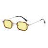 Small Square Metal Sunglasses Anti-Blue Outdoor Sunshade Glasses Square Retro Sunglasses