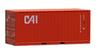 RODO колея N 20-футовый контейнер сухого типа CAI железнодорожные модельные принадлежности MC-2106