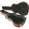 KC Classical Guitar Hard Case Leather with G-130 (brown Lock)