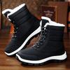 Winter Warm Snow Boots for Women Outdoor Anti-Slip Waterproof Walking Ankle Booties With Fur Lined Women's Comfortable Hiking Mid-Calf Boots Shoes