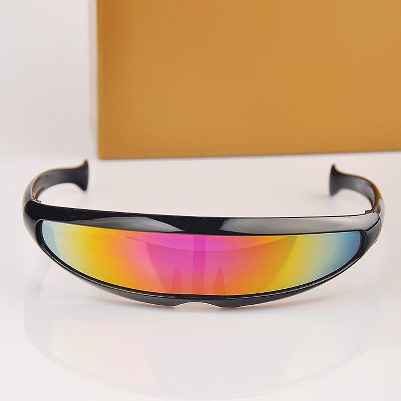 Защита линз лазерного робота Крутые солнцезащитные очки Индивидуальность Стильные Новые Аксессуары